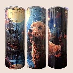 Golden Doodle Stainless Steel Sublimated Double Wall Insulated 20oz Tumbler